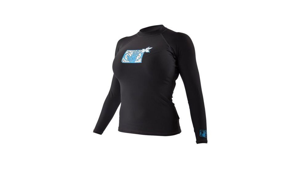 Body Glove Fitted Rashguard W L/a Blk Sm 13211W-BLK-S