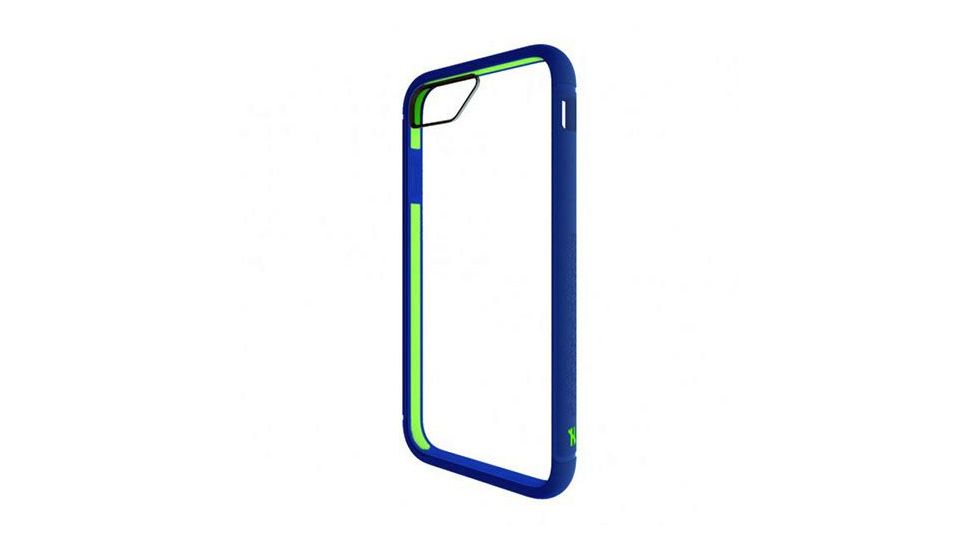 Bodyguardz Unequal iPhone 6/6S/7 Contact Case, Navy/Green, Navy/Green, Tpu/Silicone, 1 Year Mfg Warranty, BG-48275