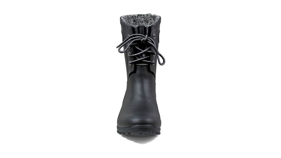 Bogs Amanda Plush Lace, Black, Medium, 13, 72454-001-M-13