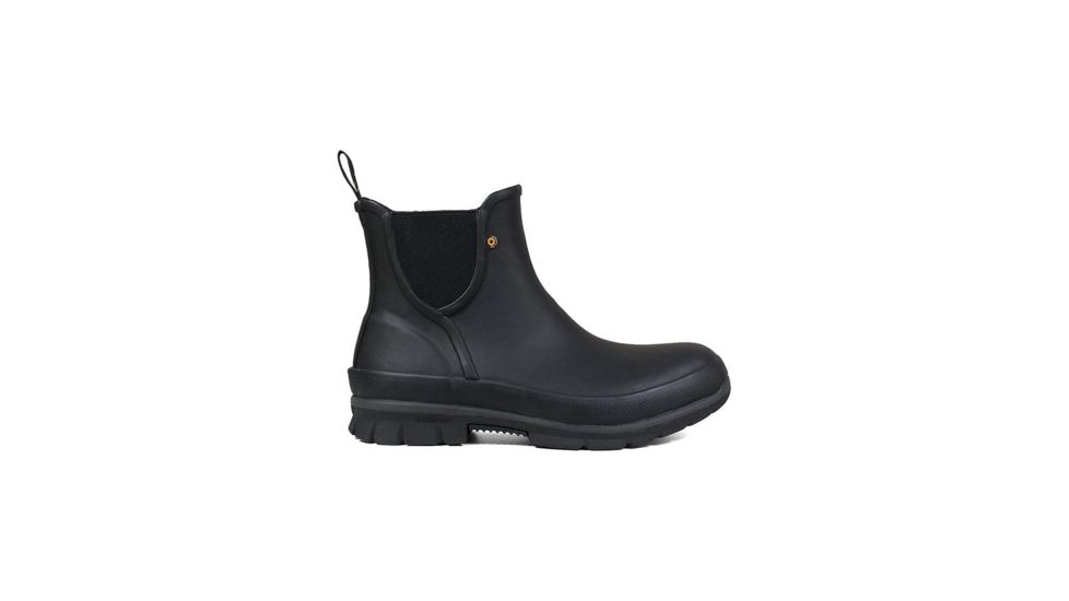 Bogs Amanda Plush Slip On - Womens, Black, Medium, 9, 72247-001-M- 9, EDEMO1