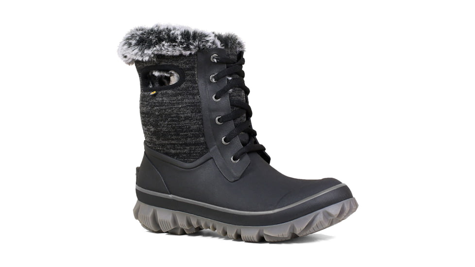 Bogs Arcata Knit - Womens, Black Multi, Medium, 12, 72404-009-M-12