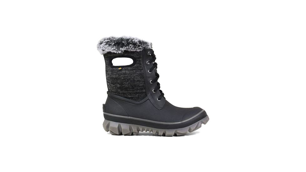 Bogs Arcata Knit - Womens, Black Multi, Medium, 12, 72404-009-M-12