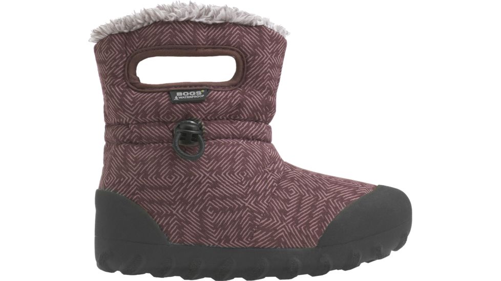 Bogs B-Moc Dash Puff Winter Boot - Kid's-Plum-13 Youth