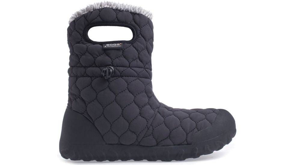 Bogs B-Moc Quilted Puff Winter Boot - Women's-Black-Medium-9
