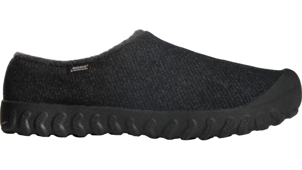 Bogs B-Moc Slip On Wool Slipper - Men's-Black-Medium-8