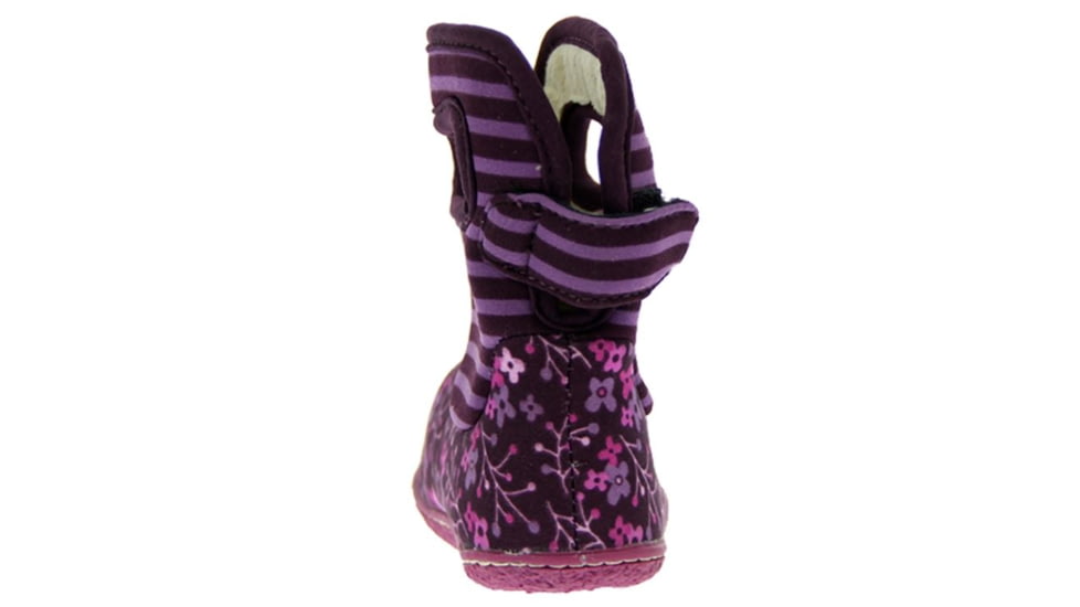 Bogs Baby Bogs Classic Flower Stripe Boot,Plum,Size 10 71565I-690-10