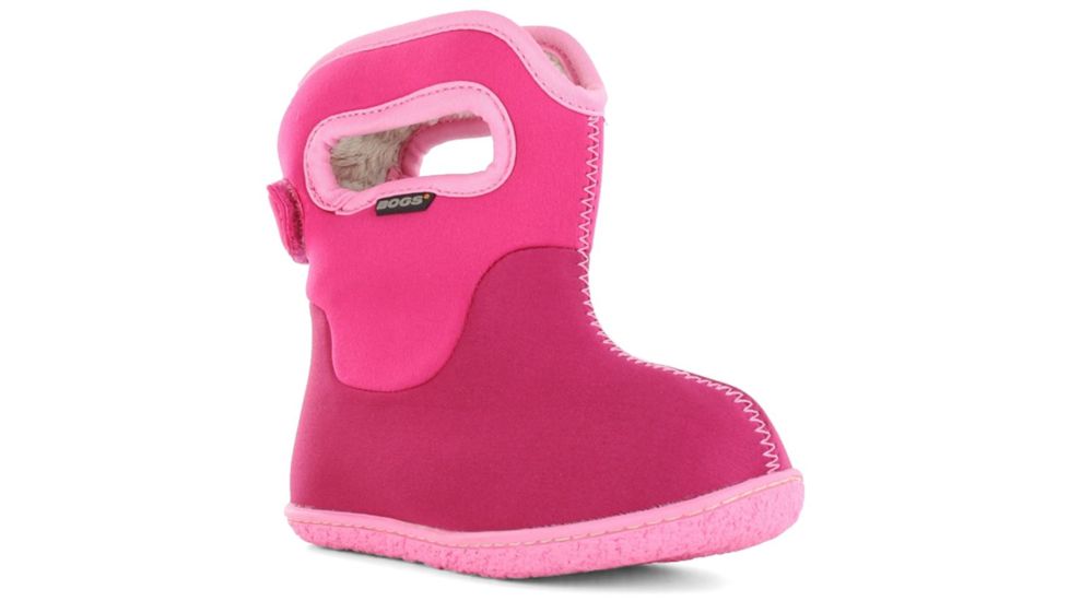 Bogs Baby Bogs Classic Solid Boot,Cherry,Size 4 71460-610-4