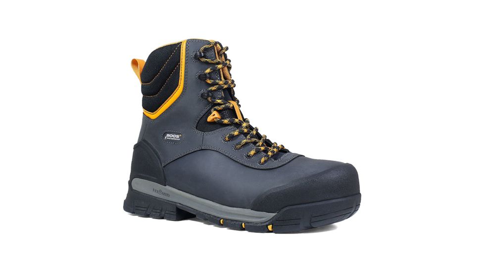 Bogs Bed Rock 8in Insulated Comp Toe Boots - Mens, Black Multi, 10, 72301CT-9-M-10