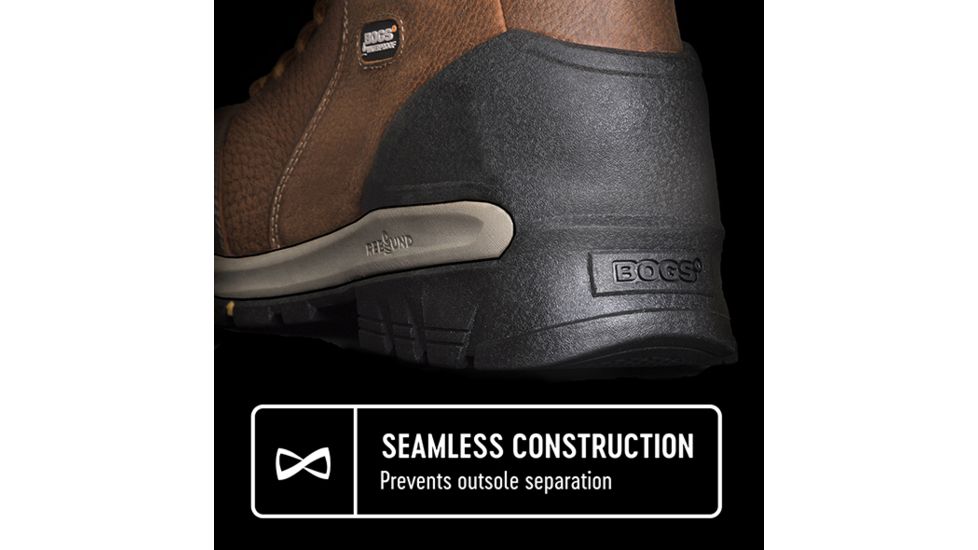 Bogs Bed Rock 8in Insulated Comp Toe Boots - Mens, Brown Multi, 11, 72301CT-249-M-11