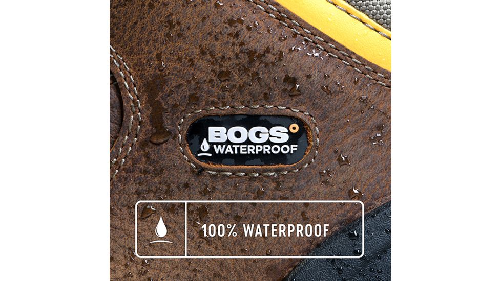 Bogs Bed Rock 8in Insulated Comp Toe Boots - Mens, Brown Multi, 11, 72301CT-249-M-11