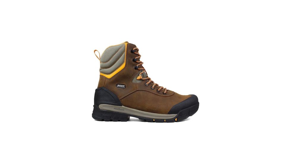Bogs Bed Rock 8in Insulated Comp Toe Boots - Mens, Brown Multi, 11, 72301CT-249-M-11