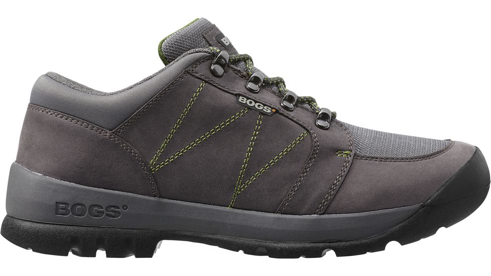Bogs Bend Low Hiking Shoe - Men's-Pewter-Medium-8