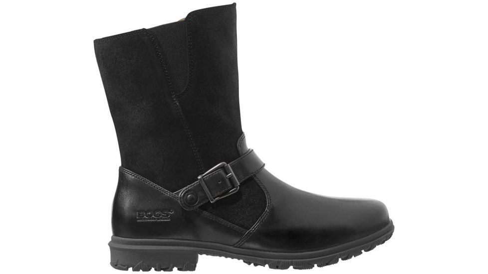 Bogs Bobby Mid Casual Boot - Women's-Black-Medium-7.5
