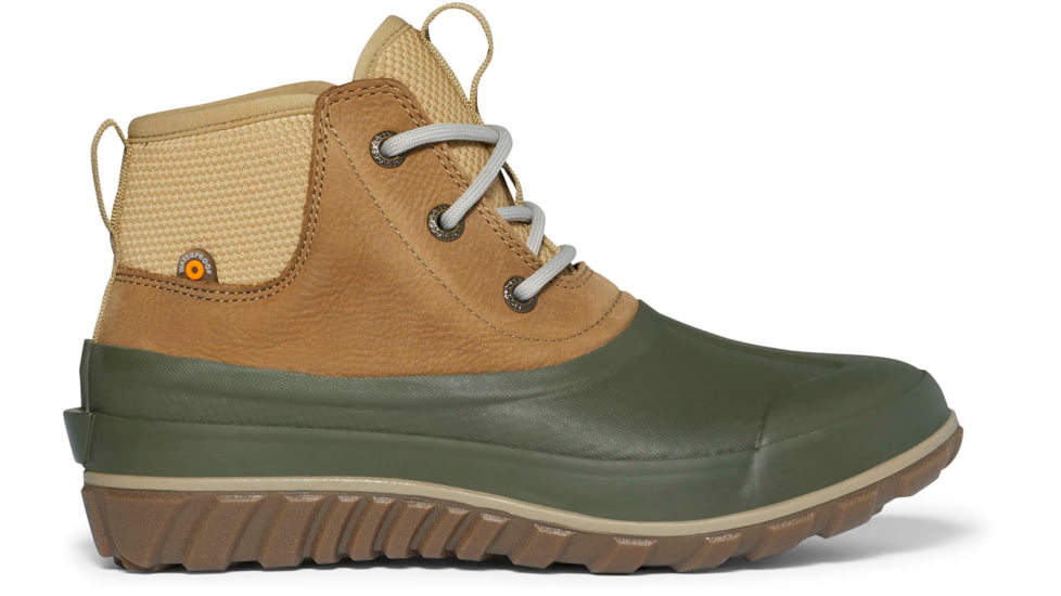 Bogs Classic Casual Lace Leather Shoes - Womens, Dark Green Multi, 8, 72847-348-8