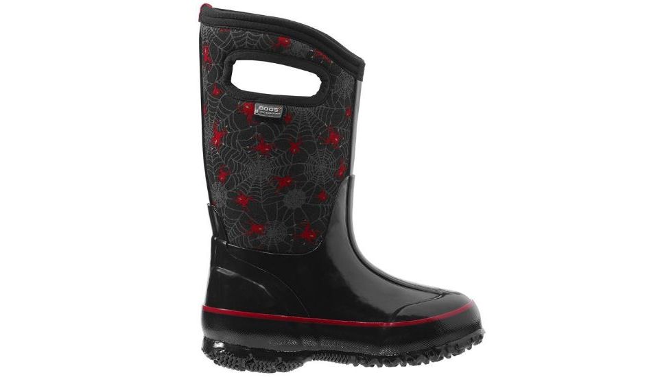 Bogs Classic Creepy Crawler Boot,Black Multi,Size 1 71855-009-1