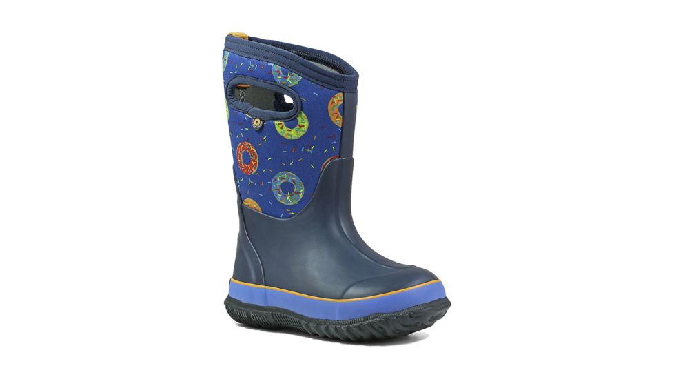 Bogs Classic Design A Boot - Donuts, Blue Multi, Medium, 11, 72496-460-M-11