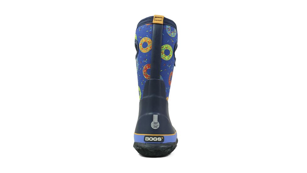 Bogs Classic Design A Boot - Donuts, Blue Multi, Medium, 11, 72496-460-M-11