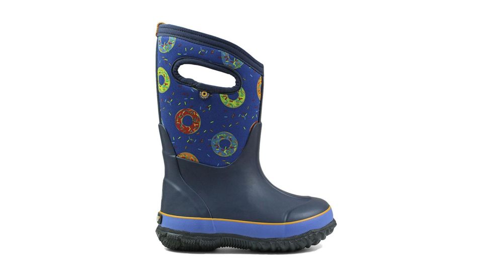 Bogs Classic Design A Boot - Donuts, Blue Multi, Medium, 11, 72496-460-M-11