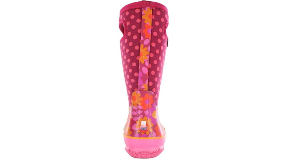 Bogs Classic Flower Dots Boot,Cherry,Size 7 71436A-610-7