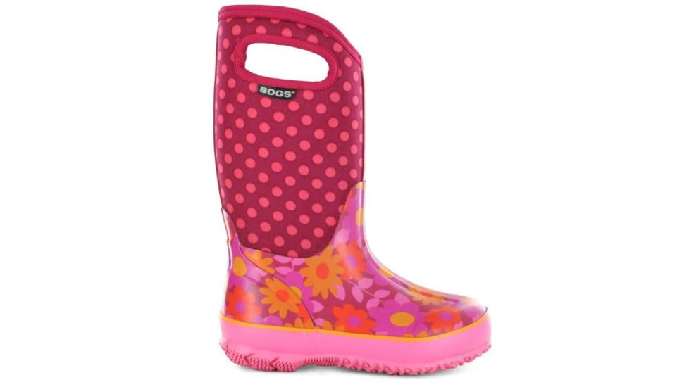 Bogs Classic Flower Dots Boot,Cherry,Size 7 71436A-610-7