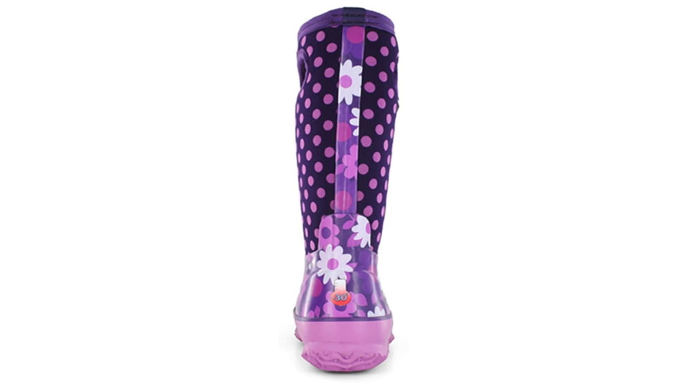 Bogs Classic Flower Dots Boot,Plum,Size 7 71436A-500-7