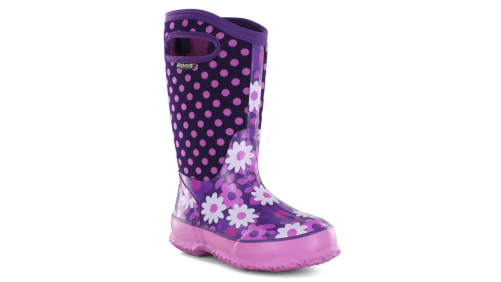 Bogs Classic Flower Dots Boot,Plum,Size 7 71436A-500-7