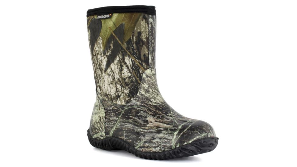Bogs Classic No Handles Mid Boot - Kids, Mossy Oak, Size 7, 51366A-973-7