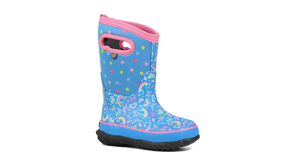 Bogs Classic Rainbow, Light Blue Multi, Medium, 13, 72447-465-M-13