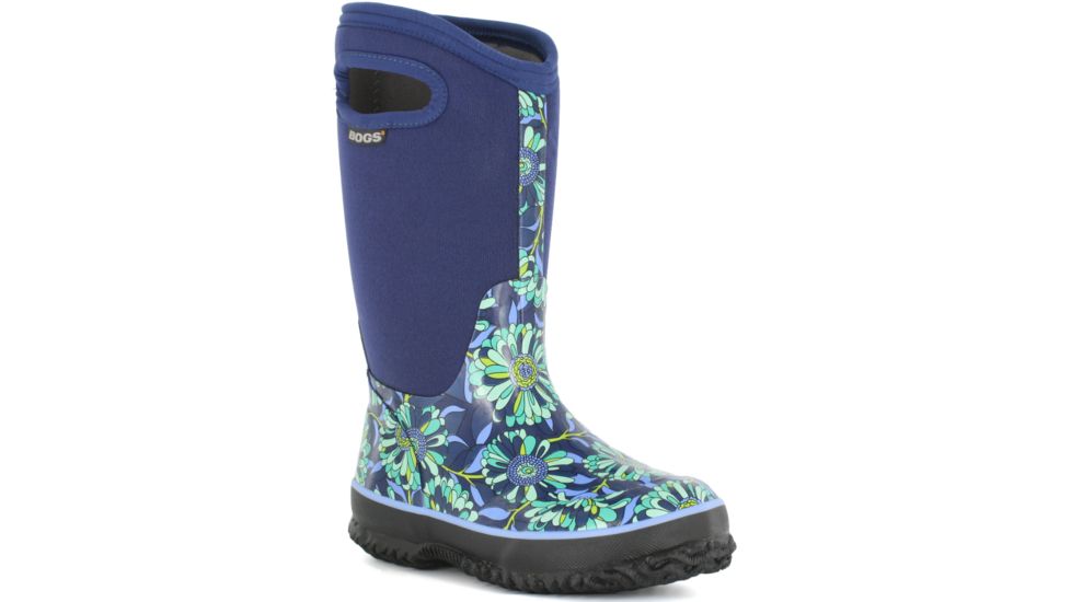 Bogs Classic Rubber Boot - Kid's-Navy Multi-1 Youth