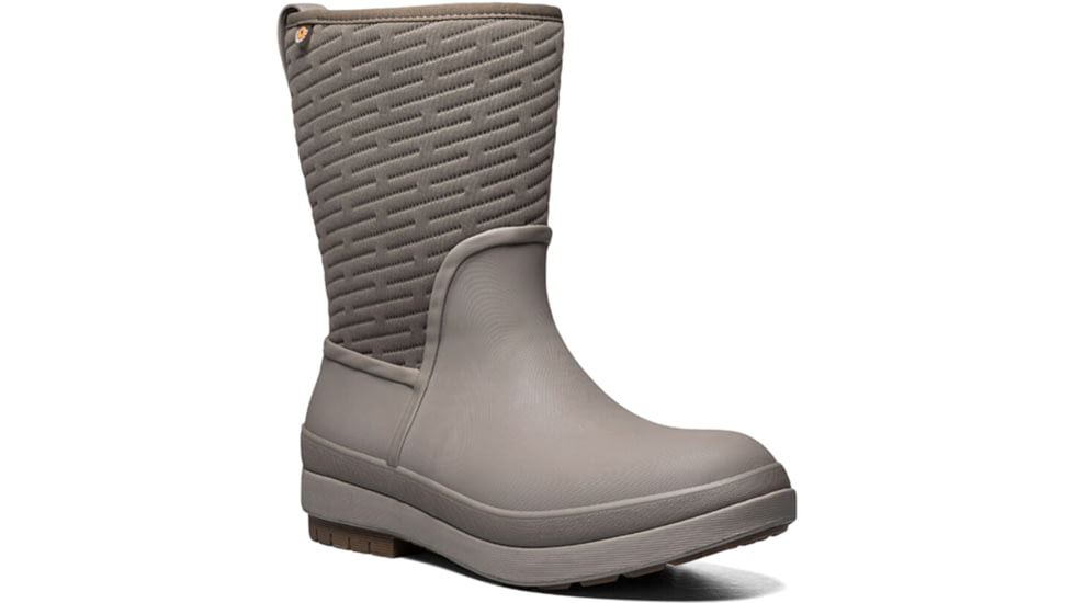 Bogs Crandall II Mid Zip Shoes - Womens, Fossil, 8, 72700-258-8