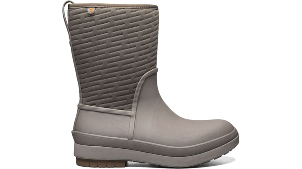 Bogs Crandall II Mid Zip Shoes - Womens, Fossil, 8, 72700-258-8