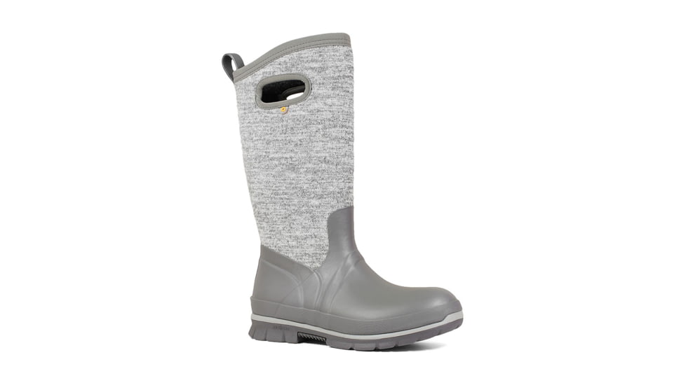 Bogs Crandall Tall Knit - Womens, Gray Multi, Medium, 10, 72418-062-M-10