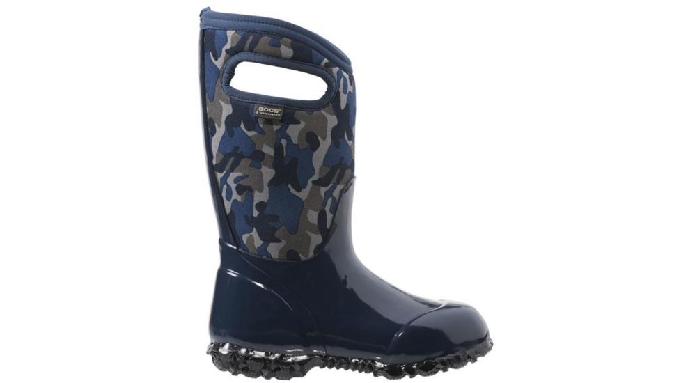 Bogs Durham Camo Boot,Dark Blue Multi,Size 2 71846-469-2