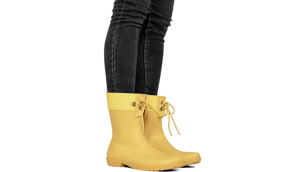 Bogs Flora 2 Eye Boots - Womens, Mustard, Medium, 10, 72348-701-M-10