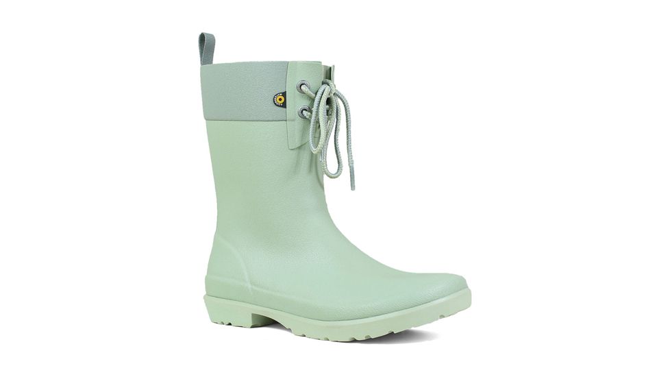 Bogs Flora 2 Eye Waterproof Boots - Womens, Sage, 6, 72348-306-M6