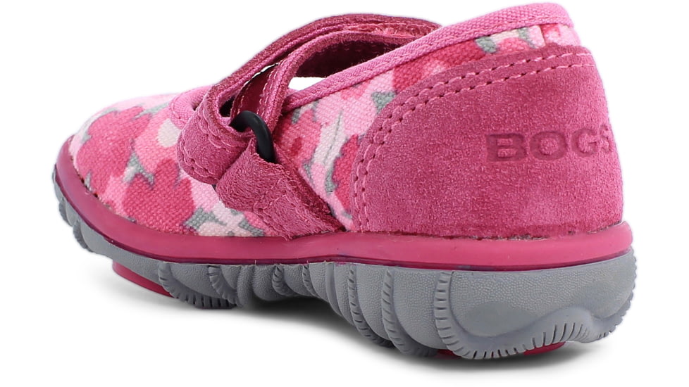 Bogs Hopscotch Mary Jane Spring Flowers Boot,Pink Multi,Size 4 71931I-690-4
