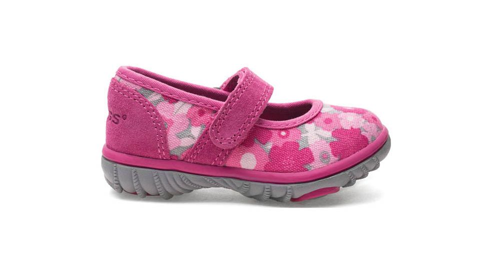 Bogs Hopscotch Mary Jane Spring Flowers Boot,Pink Multi,Size 4 71931I-690-4