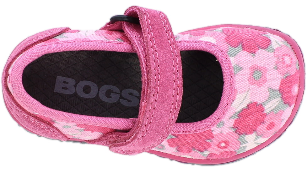Bogs Hopscotch Mary Jane Spring Flowers Boot,Pink Multi,Size 4 71931I-690-4
