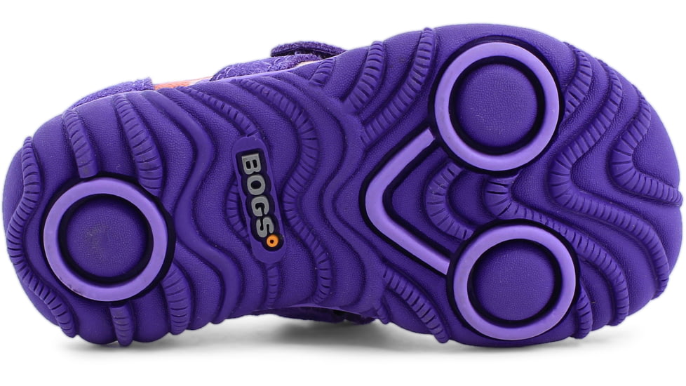 Bogs Hopscotch Mary Jane Spring Flowers Boot,Violet Multi,Size 4 71931I-546-4