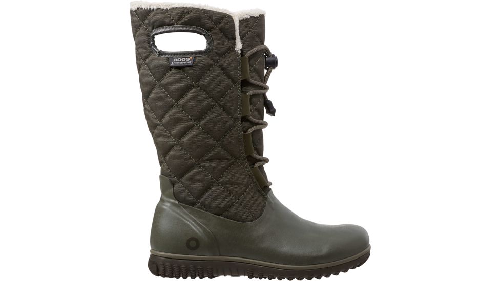 Bogs Juno Lace Tall Rubber Boot - Women's-Dark Green-Medium-11