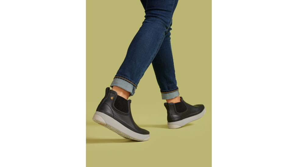 Bogs Kicker Rain Chelsea II Shoes - Womens, Black, 10, 72963-1-10