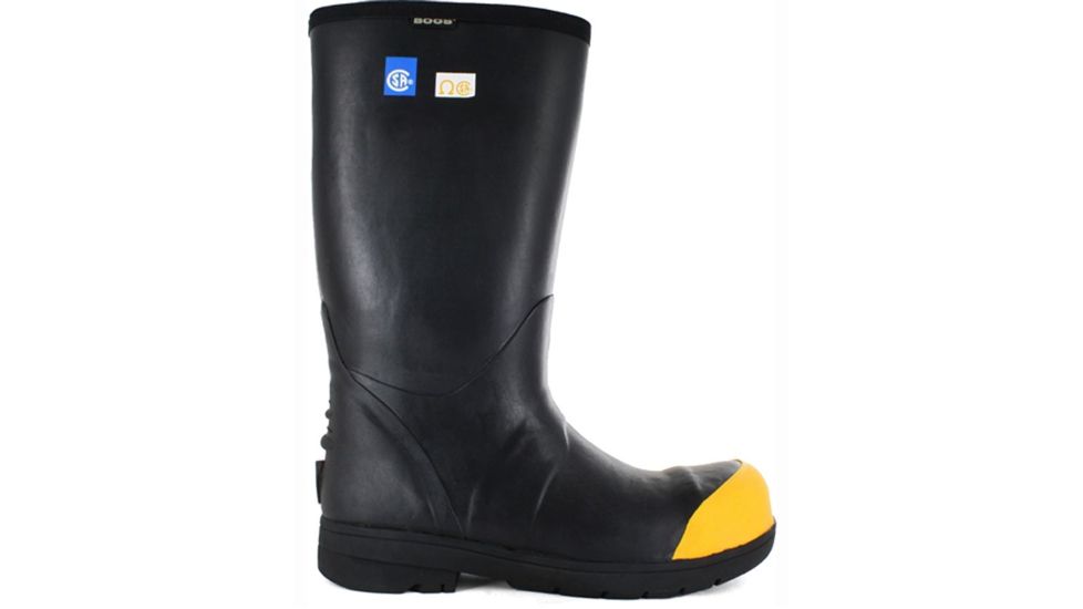Bogs Mens Food Pro High Extreme Steel Toe Boot,Black,Size 4 71339-001-4