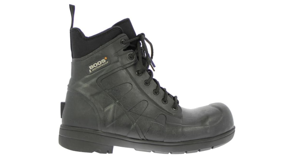 Bogs Mens Turf Stomper Steel Toe Boot,Black,Size 7 71401ST-001-7