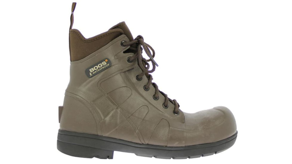Bogs Mens Turf Stomper Steel Toe Boot,Chocolate,Size 7 71401ST-202-7