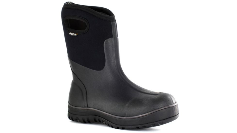 Bogs Mens Ultra Mid Boot,Black,Size 4 51407-001-4