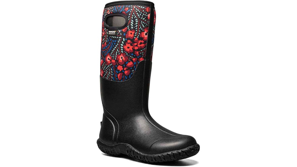 Bogs Mesa Super Flowers Shoes - Womens, Black Multi, 8, 72717-009-8