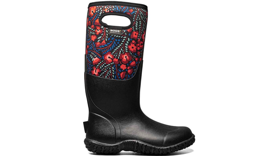 Bogs Mesa Super Flowers Shoes - Womens, Black Multi, 8, 72717-009-8