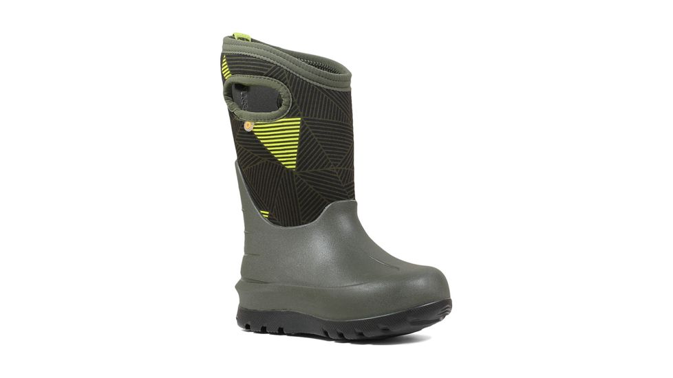 Bogs Neo-Classic Big Geo, Green Multi, Medium, 4, 72440-340-M- 4