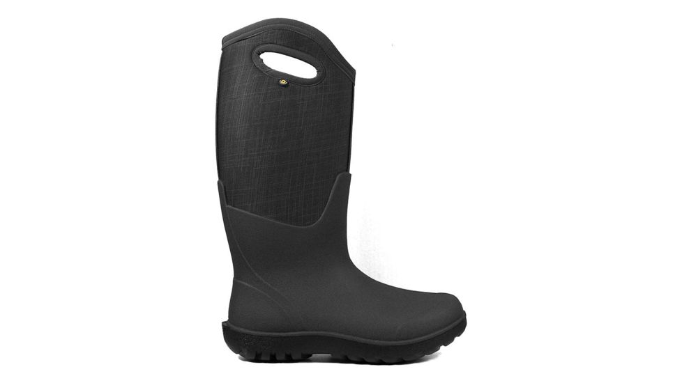 Bogs Neo Classic Tall Linen - Womens, Black Multi, Medium, 8, 72253-009-M- 8
