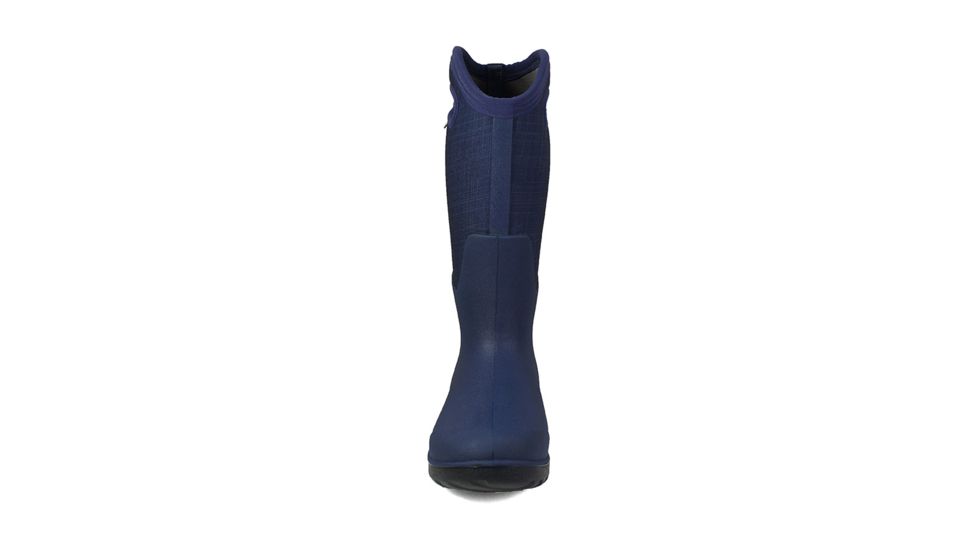 Bogs Neo Classic Tall Linen - Womens, Dark Blue Multi, Medium, 6, 72253-469-M- 6